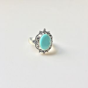 Blue Oval Ring
